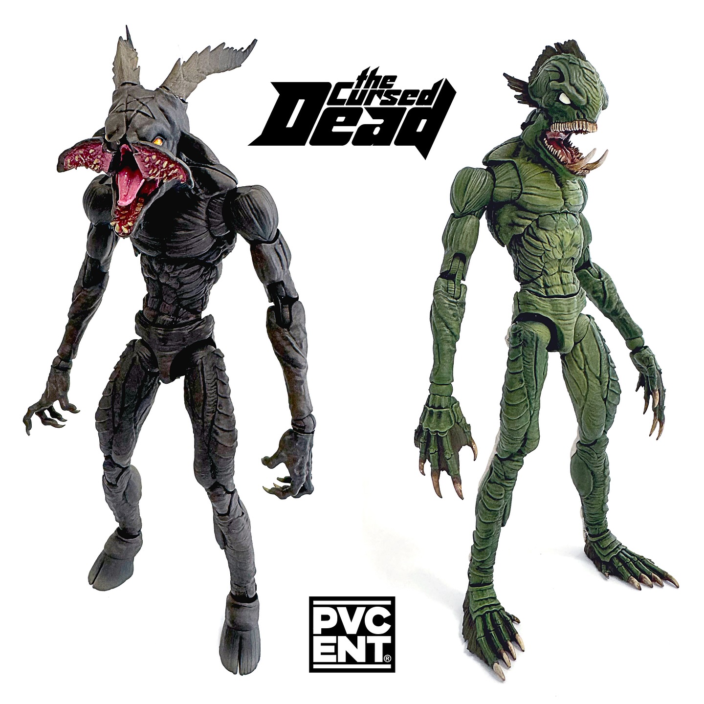 Happy Halloween from The Cursed Dead / PVC ENT team!
🎃
The Backerkit & Preorder Store are entering setup review, once approved, the “smoke tests” will go out to a small selection of backers, then we’ll officially launch for everyone and post additional images of these two - BASIC Mangler & BASIC Baphomet!
👻
#curseddead #thecurseddead #kickstarter #horror #monsters #creatures #demons #vampires #scary #creepy #spooky #actionfigures #actionfigure #toy #toys #toypic #toyphoto #toycollector #toycollection #toyart #toyphotography #figurephotography #toycommunity #actionfigurephotography